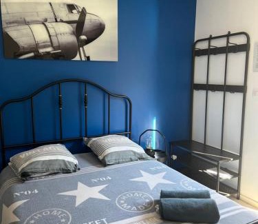 Liergues House | Chambre double indépendante AVIATEUR au sein du domaine PASSELOUP