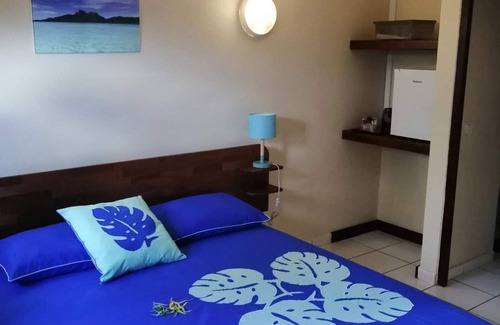 Bora Bora Hotel | Chambre double salle de bain privée