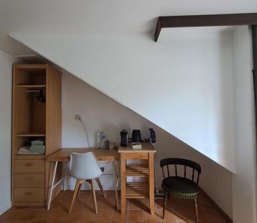 Buzet-sur-Baise Apartment | chambre double - vue sur le jardin