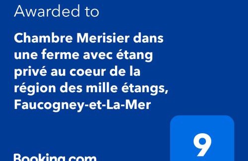 Faucogney-et-la-Mer Bed & Breakfast | "Chambre Merisier" dans une ferme avec étang privé au coeur de la région des mille étangs, Faucogney-et-La-Mer