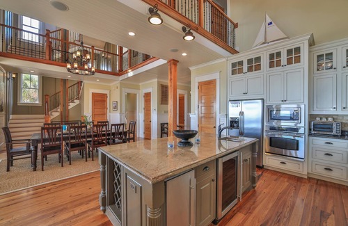 Folly Beach House | Charleston Coast Vacations "Pink Flamingo" ~ Rooftop Wet Bar & Game Room