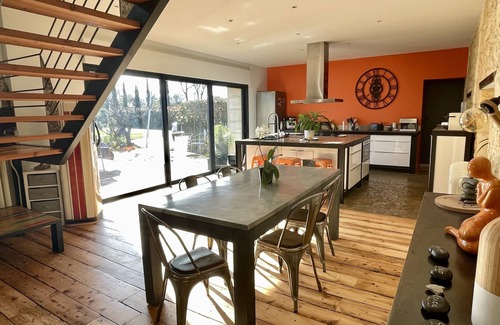 Saint-Caprais-de-Bordeaux House | Charming house with swimming pool and air conditioning 15 minutes from Bordeaux
