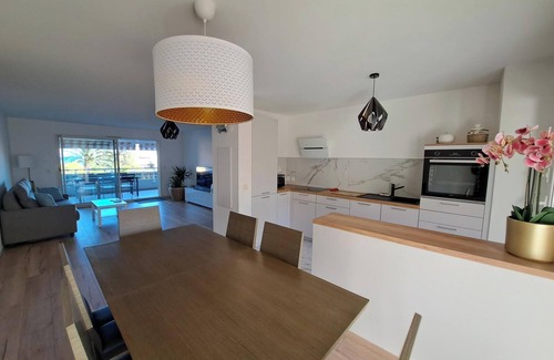 Plaine de la Brague Apartment | Charmant 3 Pièces vue mer