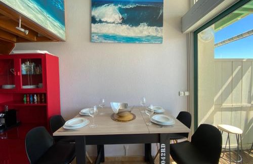Mimizan-Plage Apartment | Charmant appartement vue océan 6p