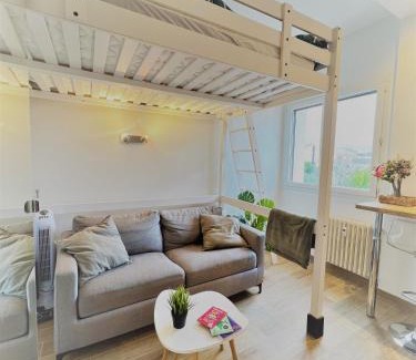 Fontaine-Bayonne-Cartoucherie Apartment | Charmant Studio Toulouse - Tramway & Zénith