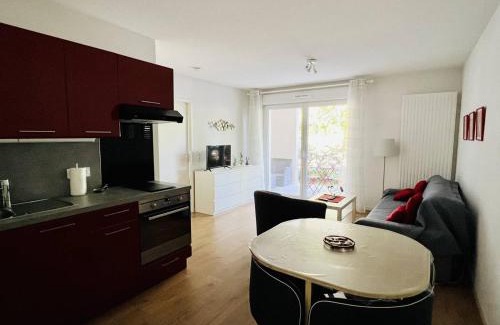 Hasparren Apartment | Charmant T2 à Hasparren, 4 pers, centre-ville, terrasse, parking privatif - FR-1-495-84