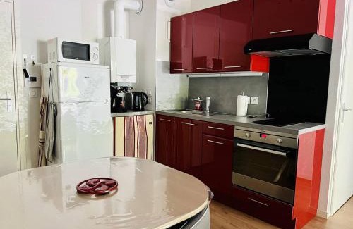Hasparren Apartment | Charmant T2 à Hasparren, 4 pers, centre-ville, terrasse, parking privatif - FR-1-495-84