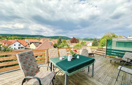 Herzberg am Harz Apartment | Charmante Altbau-ferienwohnung mit Großer Dachterrasse in Herzberg am Harz