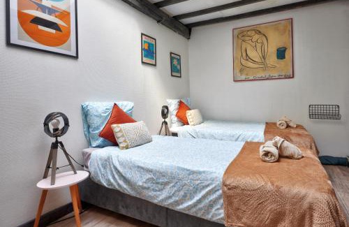 Corbas Apartment | Charme authentique à Corbas - Authentic Charm in Corbas - 120m2 of Comfort-6 personnes