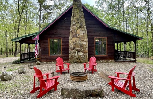 Broken Bow Cabin | Charmed! A Hochatown gem - private, NEW HOT TUB, and great location!