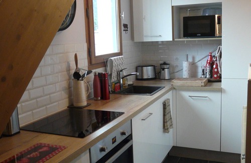Saint-Gervais-les-Bains Apartment | Charming duplex 6-8 pers with garage, WIFI, top equipped, linen provided