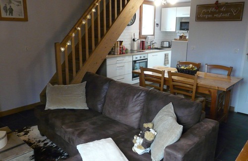 Saint-Gervais-les-Bains Apartment | Charming duplex 6-8 pers with garage, WIFI, top equipped, linen provided
