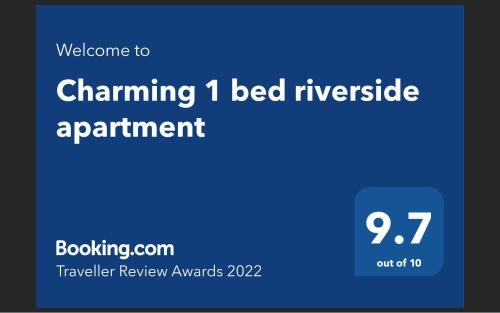 Chester Apartment | Charming 1 bed riverside apartment