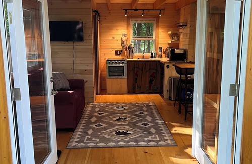 Lincoln House | Charming 1-bedroom treehouse with WiFi, AC, Hot Tub in gorgeous Lincoln VT