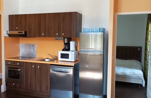 Jausiers Apartment | Charming 1BR Apartment in Historic Chateau, Pool & Sauna Access. Sleeps 4 – Jausiers