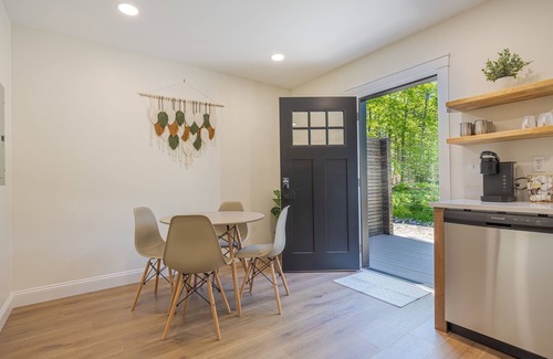 Ellsworth Apartment | Charming 2-bedroom apartment nestled in a quiet neighborhood with nearby stream.