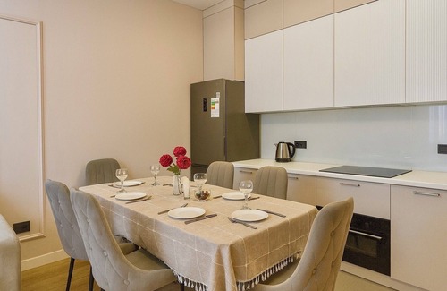 Yesil District Apartment | Charming 2-bedroom apartment with AC in Astana