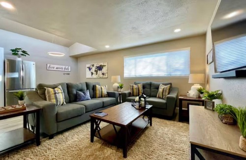 Amarillo House | Charming 2-bedroom house with indoor hot tub and spa! Free EV Charger!