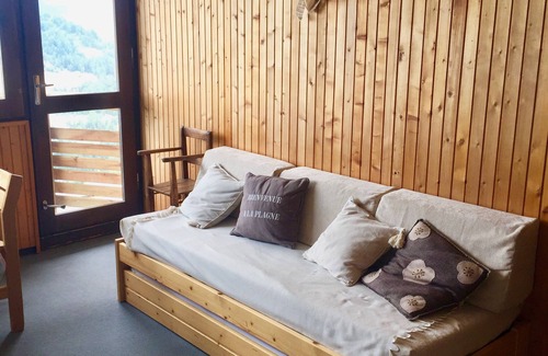 Aime Apartment | Charming 2 room apartment - view of Mont-Blanc - at the foot of the slopes in Aime 2000