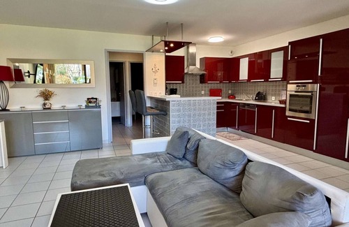 Argeles-sur-Mer Apartment | Charming 2BR Apartment in Argelès Village, Sleeps 4, Close to Shops and 3km from Beach