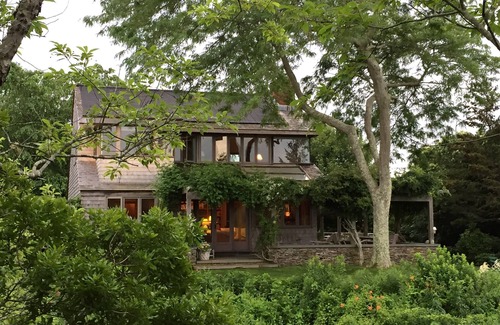 Water Mill House | Charming 4 BR +2 waterfront-pool, privacy, views, gazebo, boats, near beaches