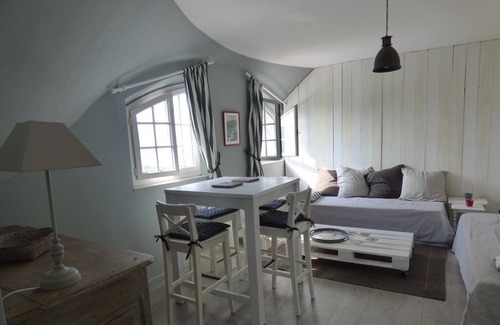 Pourville-sur-Mer Apartment | Charming apartment sea view 180 ° 1km Golf Dieppe beach walk 3 m