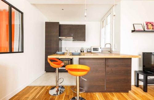 Saint-Vincent-de-Paul Condo | Charming apartment, 18th district near Montmartre