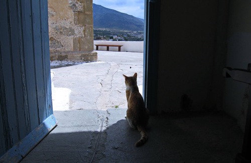 Loutra Apartment | Charming apartment, panoramic terrace, sea and mountain views