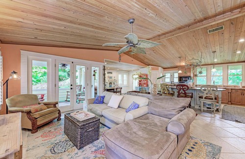 Anna Maria House | Charming Beach home sits amongst huge Banyan Trees, walk to beach’s & Pine Ave.