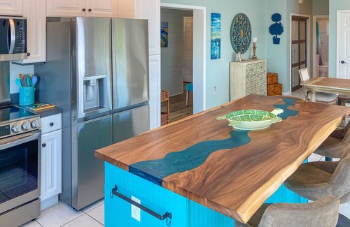 Port St. Joe House | Charming beach house with a Gulf view, patio, deck, washer/dryer, & AC