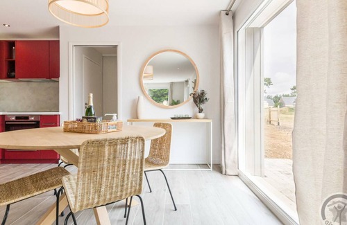 Portbail Cottage | Charming Beach House: Modern Amenities, Enclosed Garden, Close to Portbail and Sandy Beach