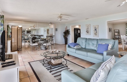Beverly Beach House | Charming beachfront home with grill, patio, central AC, & washer/dryer
