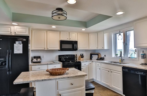 Beverly Beach House | Charming beachfront home with grill, patio, central AC, & washer/dryer