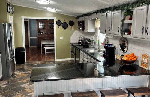 Ferrum House | Charming bedroom in peaceful Ferrum with WiFi and AC