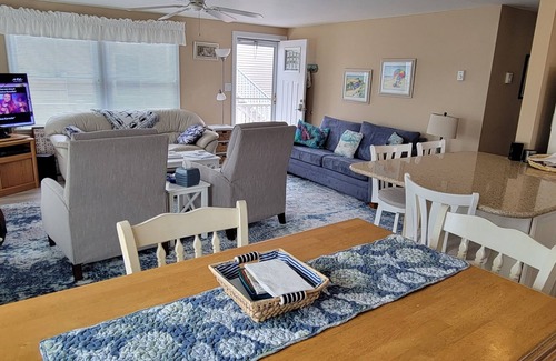 Edgewater Acres House | Charming canal front home, quiet neighborhood, one mile from ocean, Prof. Clean.