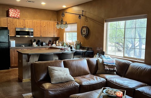 Desert View Village House | Charming Cave Creek Casita with rooftop hot tub