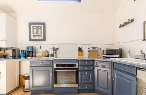 Gatteville-le-Phare Cottage | Charming Cottage with Terrace, Garden, and EV Charging Near Historic Barfleur