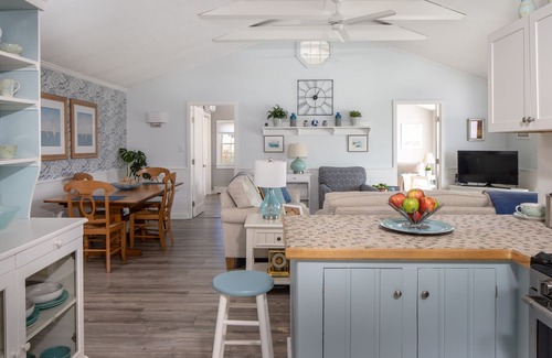 Mattapoisett Center Cottage | Charming Coastal Cottage - 1 Min. walk to the Beach!