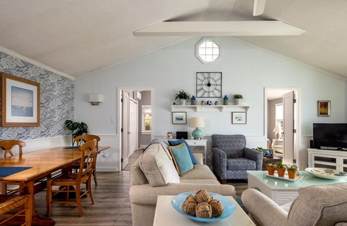 Mattapoisett Center Cottage | Charming Coastal Cottage - 1 Min. walk to the Beach!