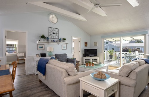 Mattapoisett Center Cottage | Charming Coastal Cottage - 1 Min. walk to the Beach!