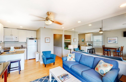 North Forest Beach Condo | Charming coastal retreat with beach access, private balcony, & pool - near golf