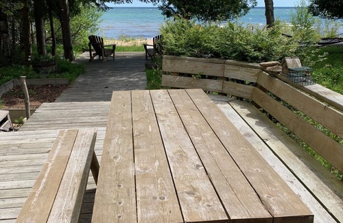 Harrisville House | Charming cottage on sugar sand Lake Huron beach
