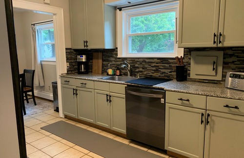 Jamestown House | Charming Cottage w/Fireplace, Fenced Yard & Basement Game Room!