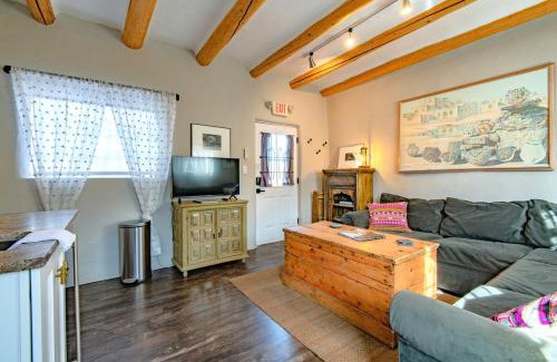 South Capitol Apartment | Charming Downtown Adobe Casita Spacious 450 Sq Ft, King Bed and Patio