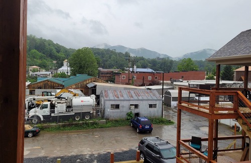 Bryson City Apartment | Charming Downtown Bryson City SkyLoft Studio 3 - Perfect for Couples