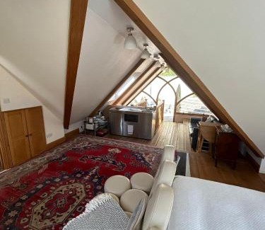 St Aubin Apartment | Charming en-suite bedroom with patio in St Aubin