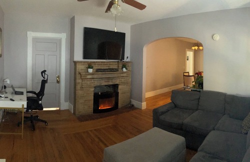 Glens Falls Apartment | Charming Ground floor 2-bedroom apartment with WiFi, AC in tranquil Glens Falls