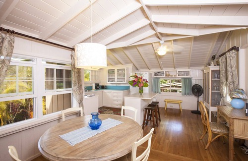 Hanalei Cottage | Charming Hanalei Beach Cottage Walk to town & the Beach! A/C TVNC-1091