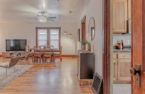 Manhattan House | Charming Home w/Fire Pit & Fenced Yard!