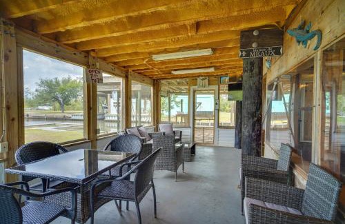 Lake Charles House | Charming Home with Dock, Near Downtown Lake Charles!